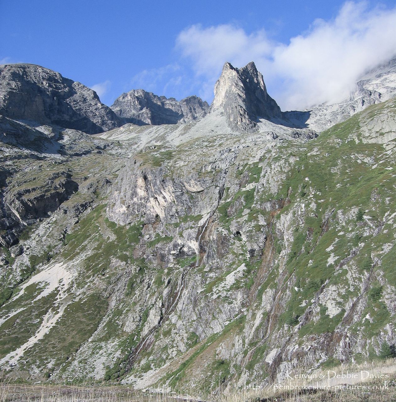 Col Sommeiller is one of the highest places in Europe accessible by vehicle at nearly 3000 metres.